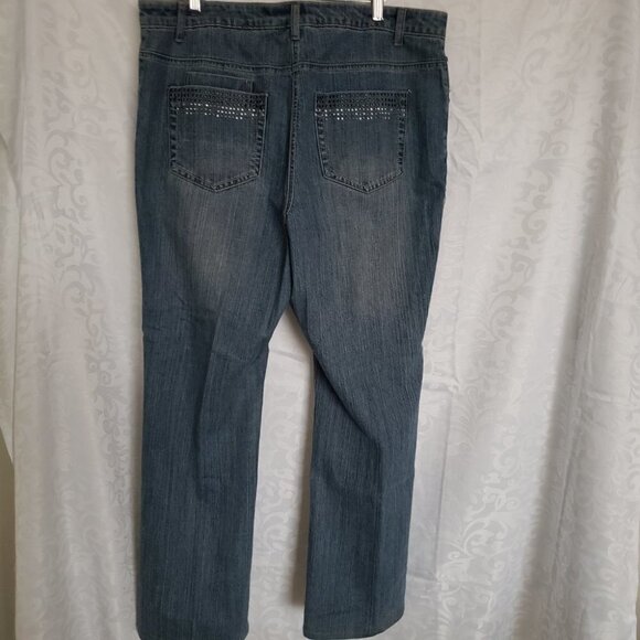 PENNINGTON'S Paris Fit Jeans Light Blue Straight Leg Size 16 Ladies Woma… - Picture 3 of 9